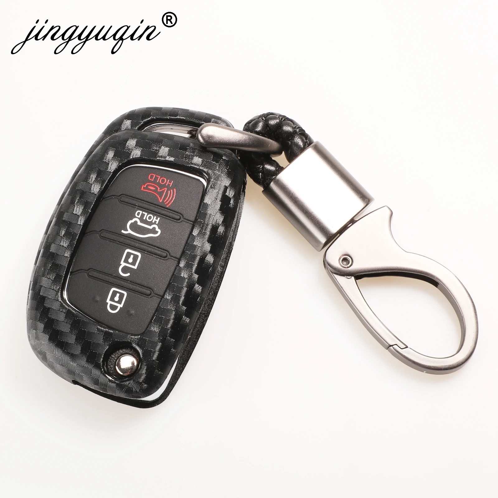 10 шт. силиконовый чехол для ключей из углеродного волокна автомобиля Hyundai Creta I10 I20