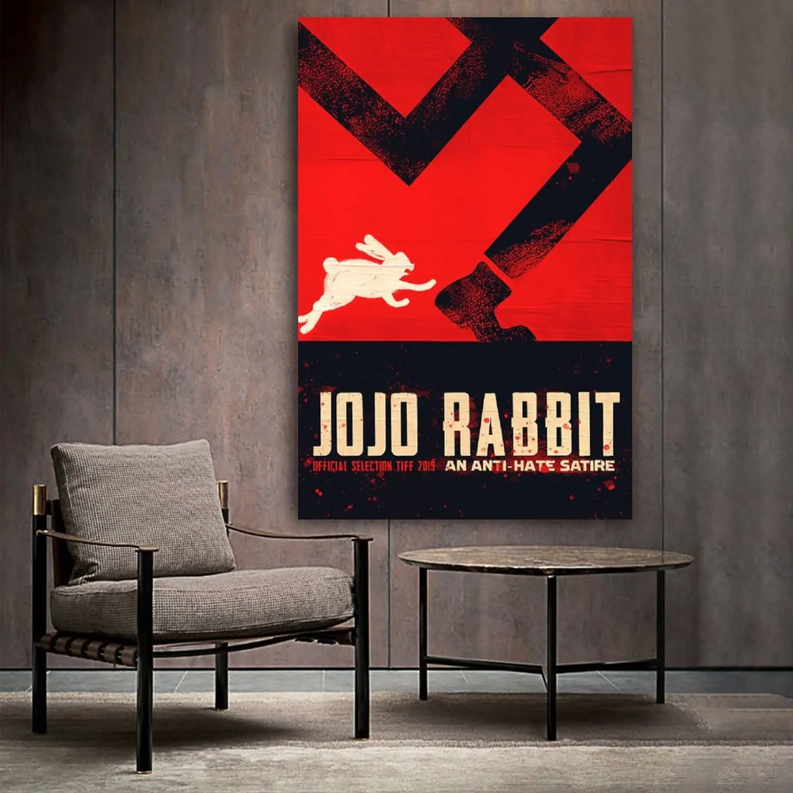 

Jojo Rabbit Film Poster Poster Decorative Painting Canvas Wall Art Living Room Posters Bedroom Painting