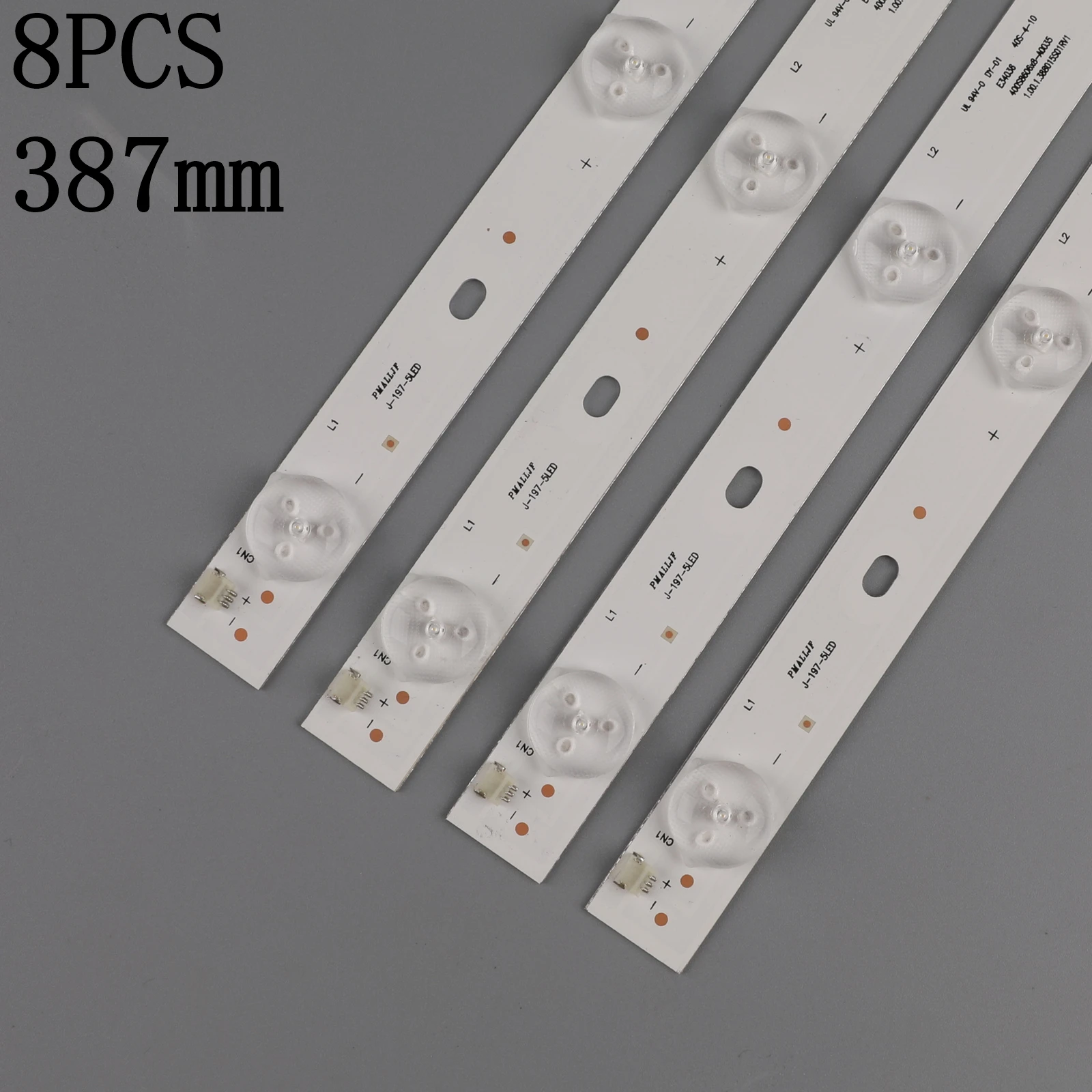 New 40 PCS/lot 5LED 387mm LED backlight strip for Philco PH40R86 400S8605X8-B0040 E34036 40S-4-10 1.00.1.388015S01R V1