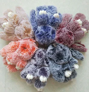 Random Color Kawaii брелок кролик плюшевый брелок чучело Плюшевые игрушки линия друзья искусственный плюш 18 см fa2001 - Color: Random Color