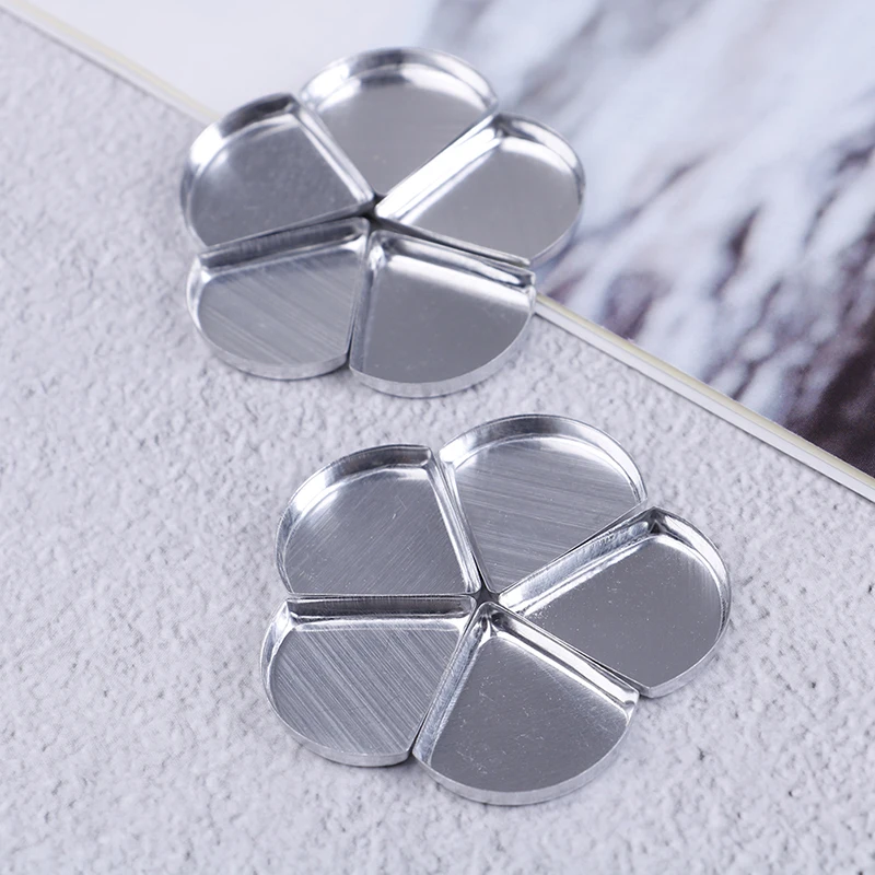 10 шт. разные размеры алюминиевые квадратные/Цветочные Пустые Тени для век