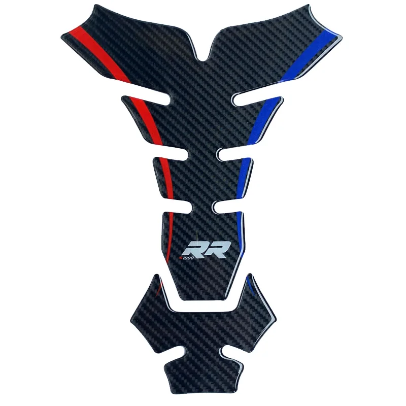 Наклейка на мотоцикл из углеродного волокна Эмблема защитная накладка бак