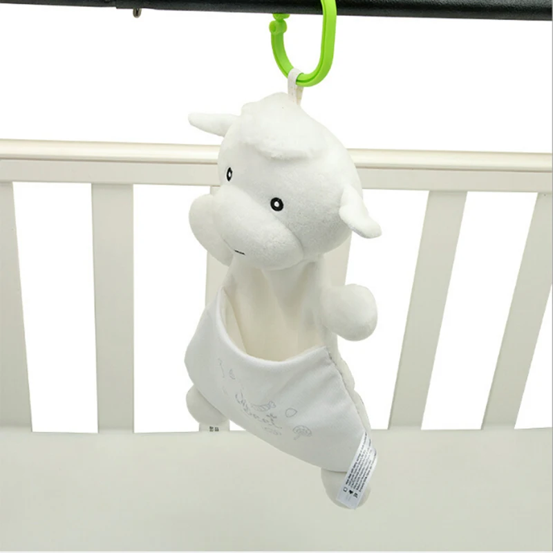 Cartoon Newborn Baby Towel Appease Grasping Soft Comforting Doll Plush Sheep Elephant Infant Face Towel Appease Towel