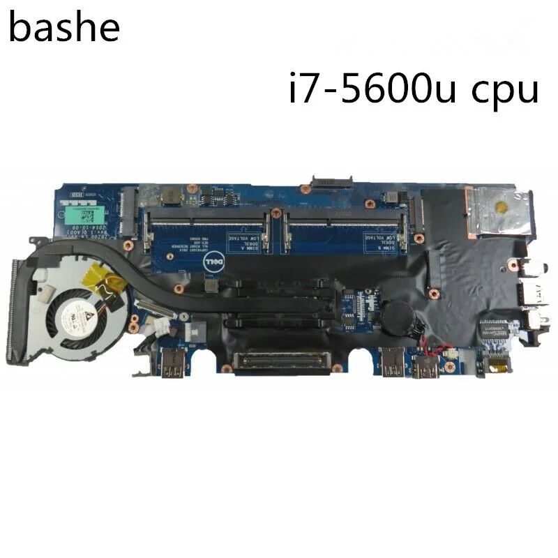 Для Dell Latitude e7250 ноутбук материнская плата i7-5600u Процессор la-a971p 100% тесты Бесплатная