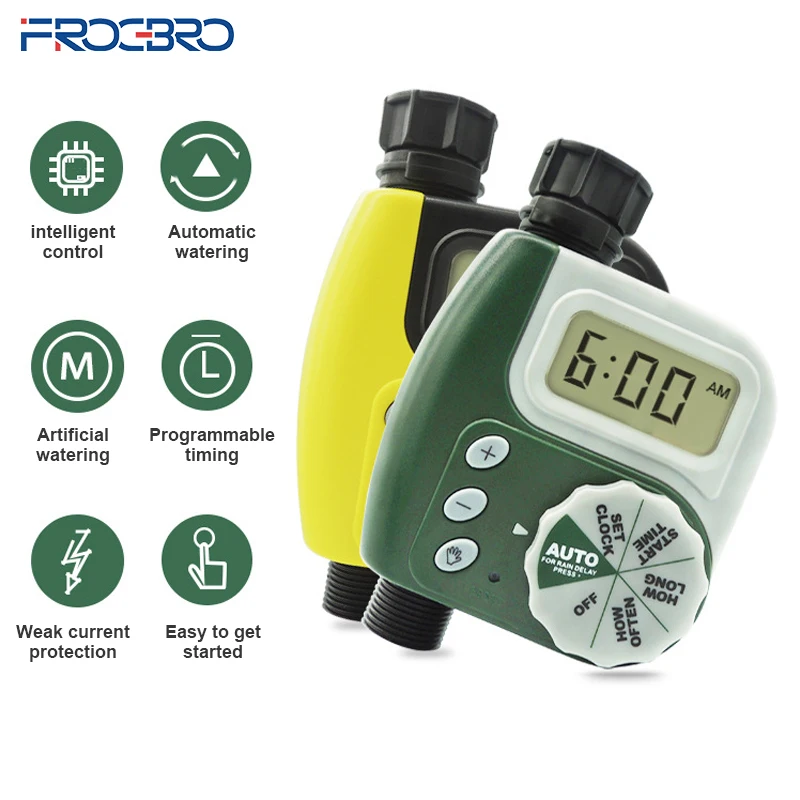 Умный регулятор системы полива для сада FROGBRO автоматический таймер капельного
