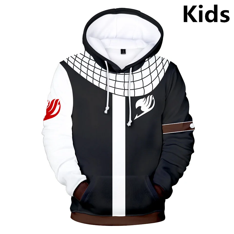 

3 To 14 Years Kids Hoodies Anime Fairy Tail ed Boys Girls Hoodie Cartoon Sweatshirt Casual Children Clothes 3D print