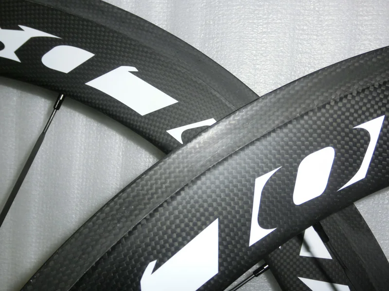 Reynol колеса белый черный цвет велосипеда карбоновые 50 мм Труба из углеродистого