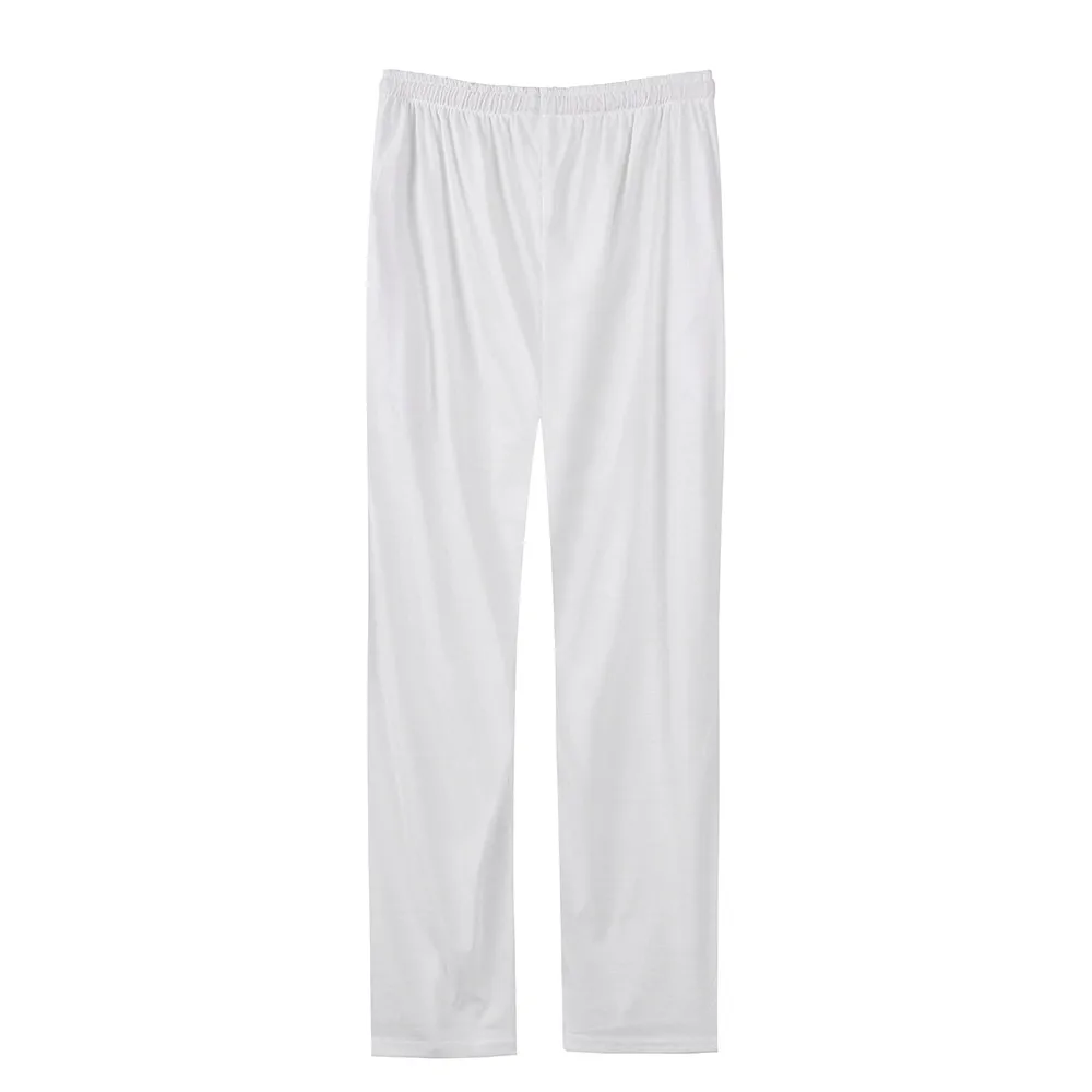 Повседневные мужские брюки летние широкие однотонные дышащие тонкие d91121|Широкие