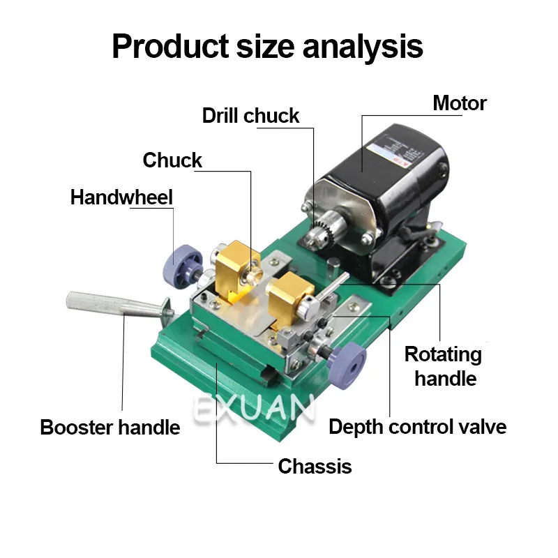 Станок для сверления жемчуга бесступенчатая скорость регулировки бусины