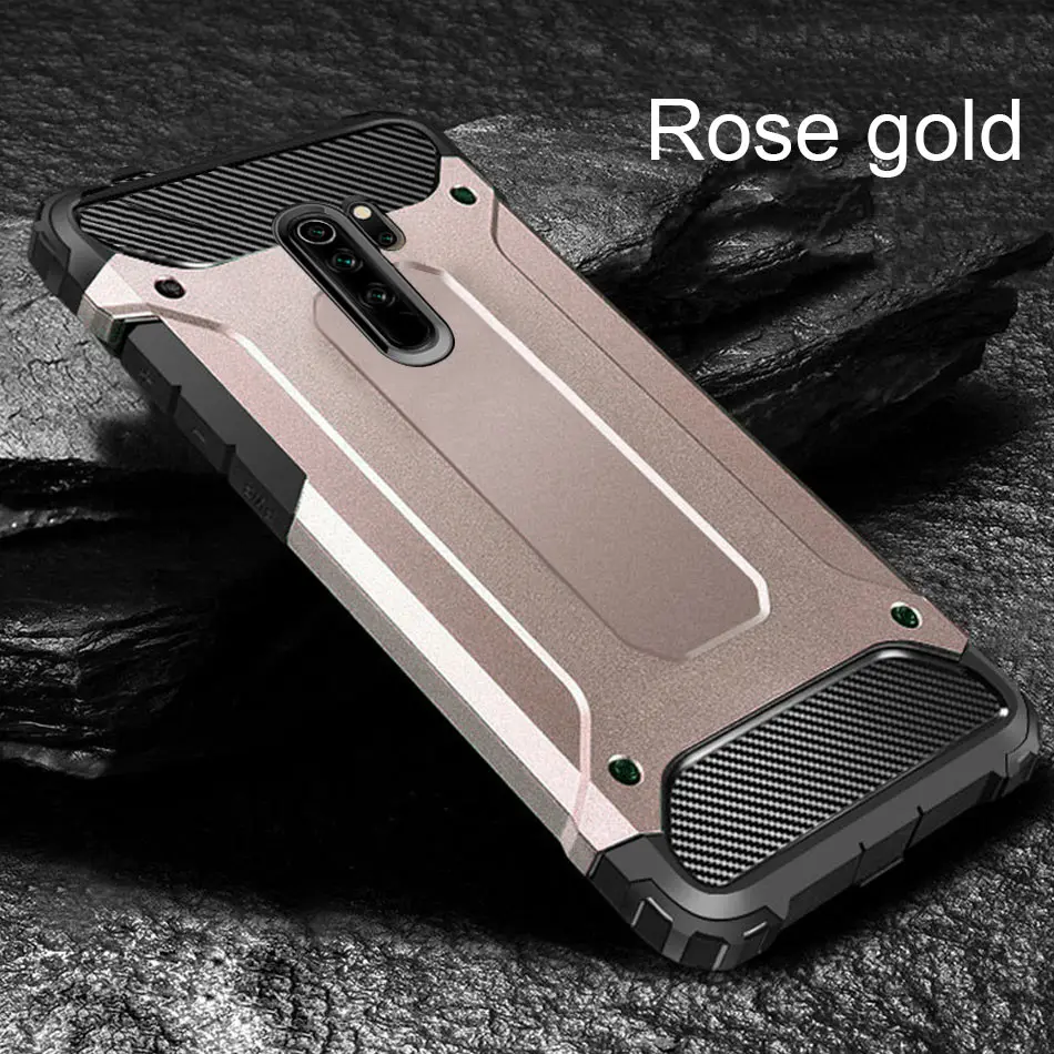 Rosegold Роскошный противоударный чехол-броня для Xiaomi Redmi 7A, 8A, Note 8, Pro, мягкий чехол-накладка для Xiaomi Redmi Note, 8 T, 7 Pro, силиконовый чехол-бампер - Цвет: Rosegold