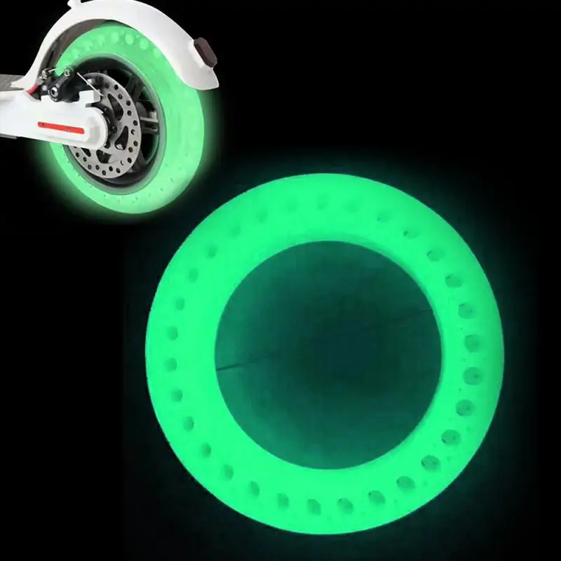 Green Wheel Tyre Запчасти для электрического скутера M365, тормозной рычаг для скутера Xiaomi, запчасти для нового скутера M365, Сменные аксессуары - Цвет: Green Wheel Tyre