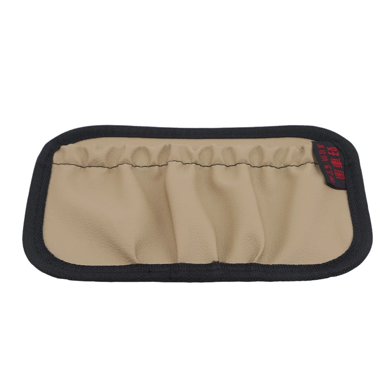 

Leather Car Seat Side Storage Bag Organizer Phone Pen Key Cigarette Car Seats Gaps Organizer Door Stick Paste Bags Holder Pocket