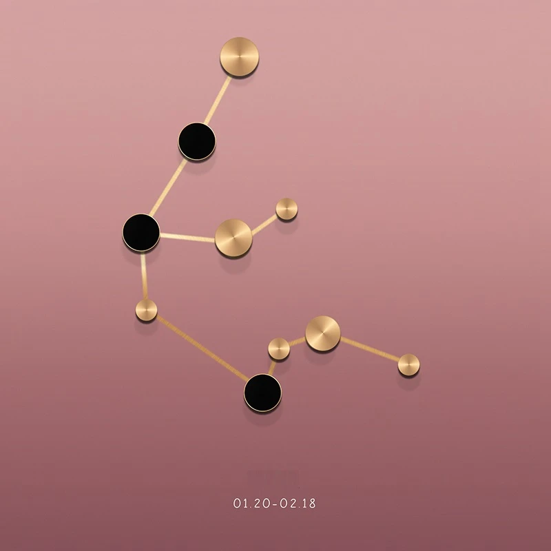 Креативный декоративный крючок в скандинавском стиле с созвездиями для двери за