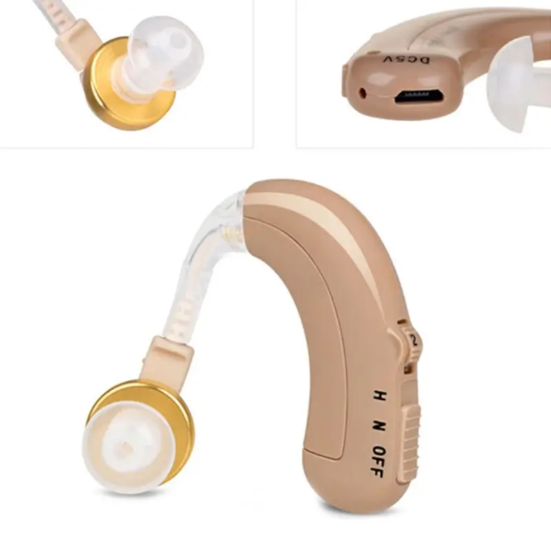 

Rechargeable Hearing Aids Micro USB Charging Wireless Sound Amplifier Earphones
