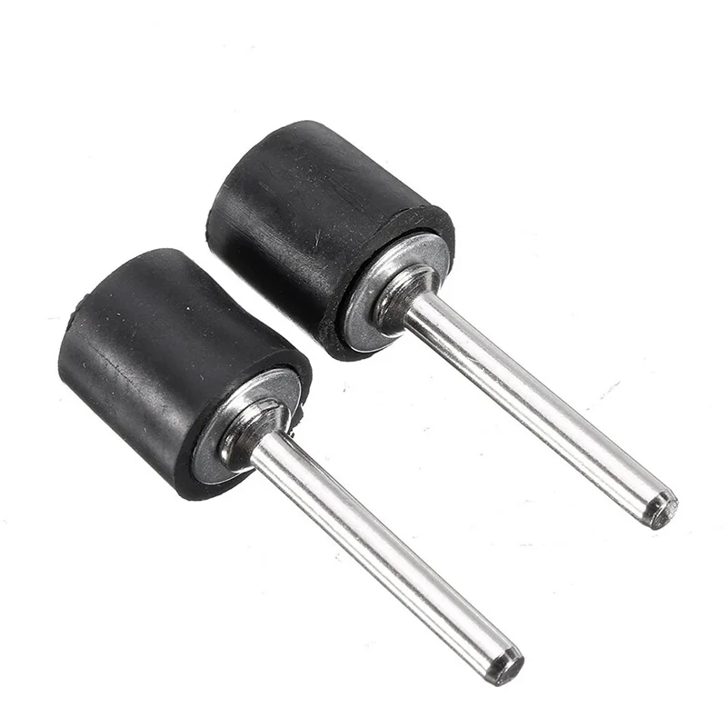 

10pcs 1/2 Inch Sanding Drum 60 Grit Sleeves Polishing Bands with 3mm Shank Sanding Drum Mandrel