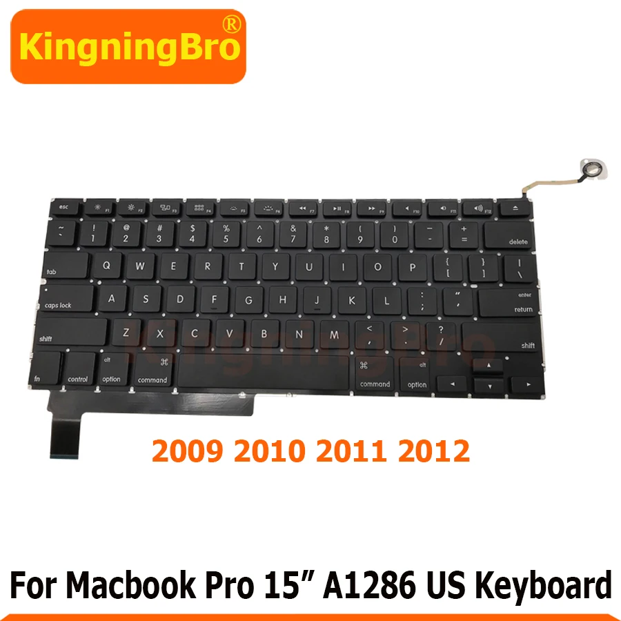 Клавиатура A1286 для ноутбука MacBook Pro 15 дюймов английская раскладка замена