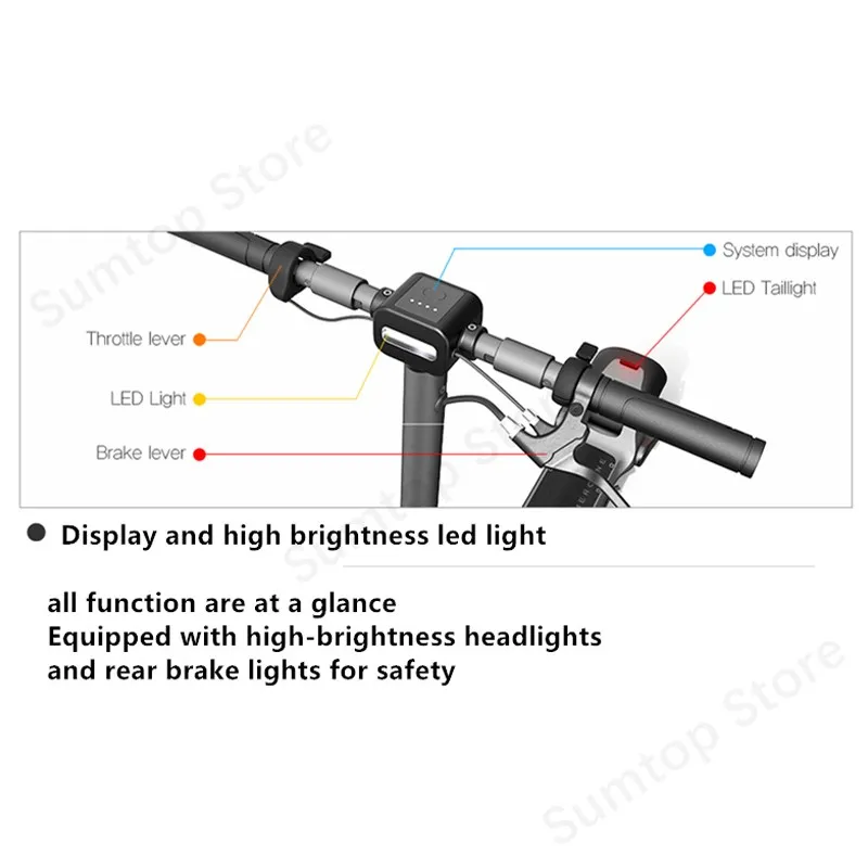Новый электрический скутер Mercane WideWheel умный с широким колесом 48 в 500 Вт/1000 Вт