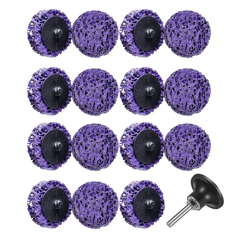 

15Pcs 2 Inch Strip Disc for Angle Grinders-Removes Rust,Strips Paint, Cleans Welds Rust Removal Wheel Grinding Wheel