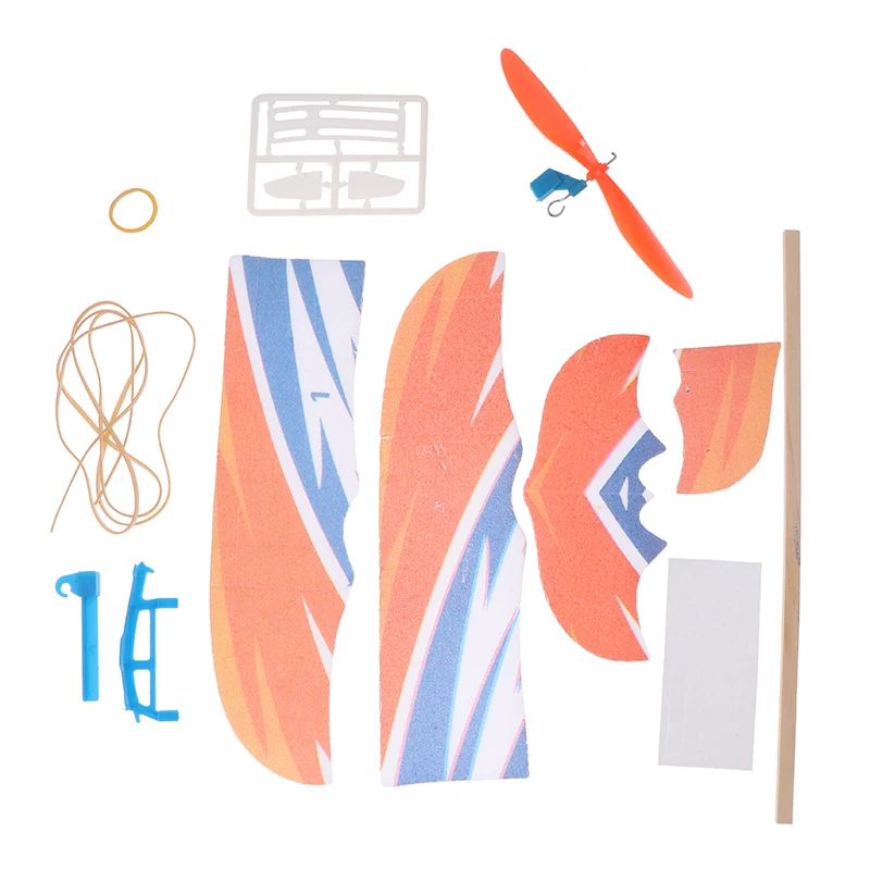 

DIY Kids Toys Rubber Band Powered Aircraft Model Kits Toys Science Toy Gifts