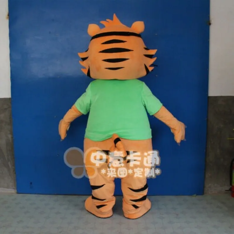 

Tiger Cartoon Mascot Costume Performance Cosplay Party Fancy Dress Parade Adult Event Apparel Cartoon Character Birthday Clothes