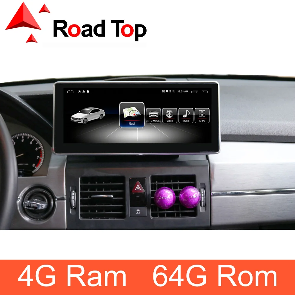 4G Ram Android 10 25 &quotдисплей с GPS навигацией Bluetooth радио Функция для Mercedes Benz GLK X204 2008 2012