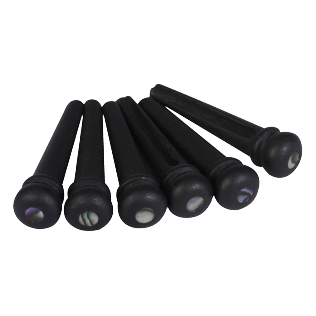 

6pcs Bridge Pins String Pegs for Acoustic Guitar Replacement Parts