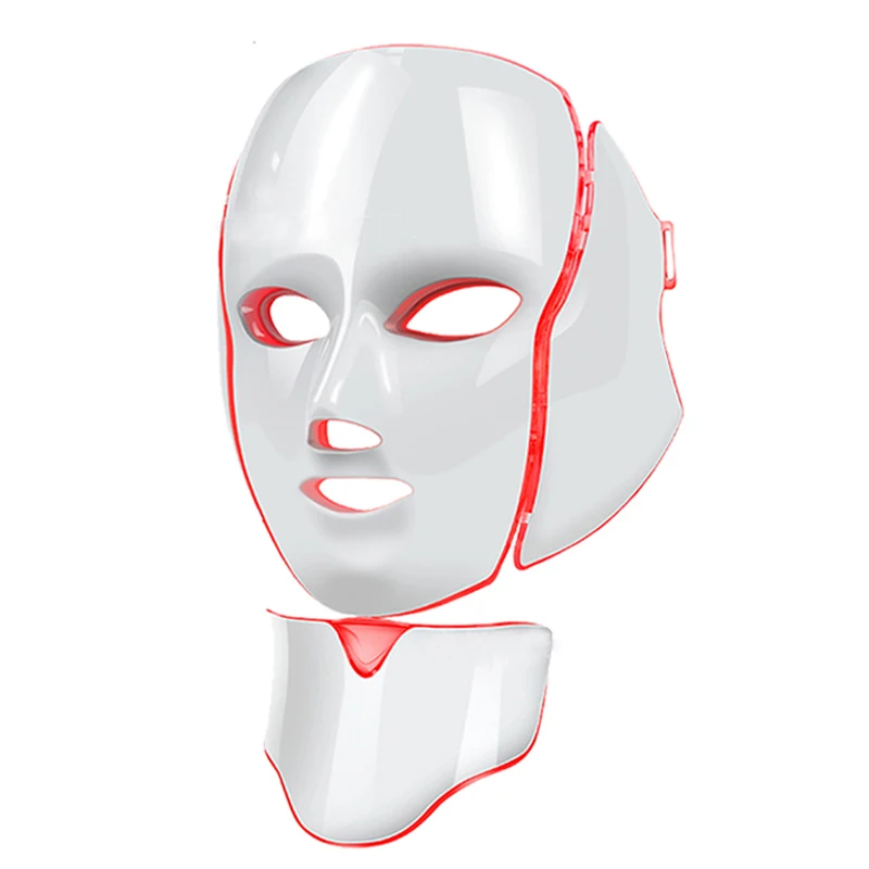 7 цветов светильник Led для лечения акне уход за кожей лица маска Фотон