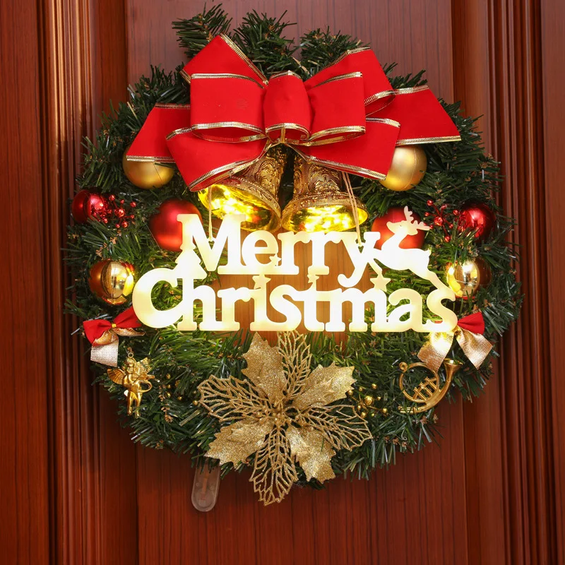 

Christmas Decorations，27.5cm LED Holiday Dress Up Modeling Lights,DIY New Year Home Decoration,Hotel Shopping Mall Door Hanging,