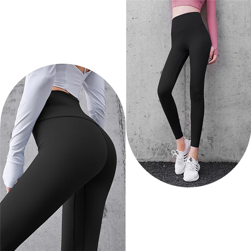 

Black Sexy Women Yoga Sport Leggings Phone Pocket Fitness Running Pants Stretchy Sportswear Gym Leggings Slim Yoga Pant