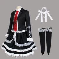 anime danganronpa yasuhiro taeko halloween cosplay celestia ludenberg gambling girl lolita school clothing zentai uniform