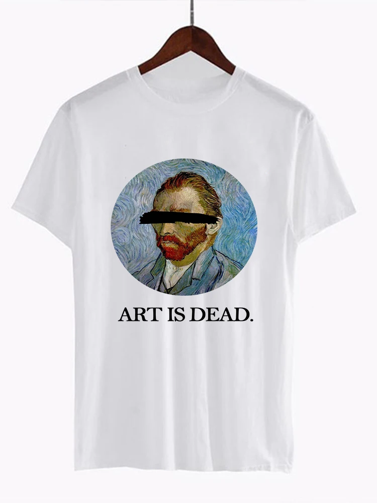 Van Gogh Art футболка Женская Топ Футболка с масляным принтом женская новая уличная Повседневная футболка графическая футболка в стиле Харадзюку Femme