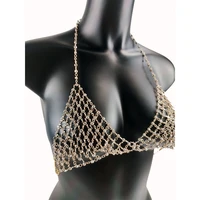sexy body jewelry for women bra accessories chest chain bikini fashion waist chain punk boho waist beads luxury summer gift best