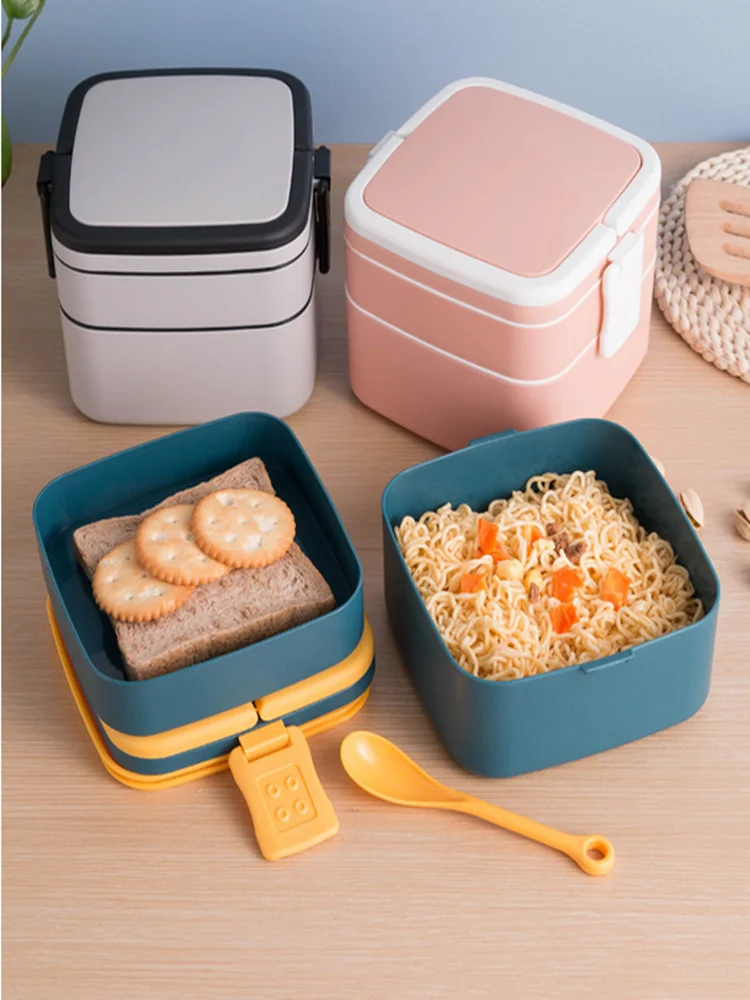 

Multifunctional lunch box plastic portable multi-layer heat preservation can be microwave heating