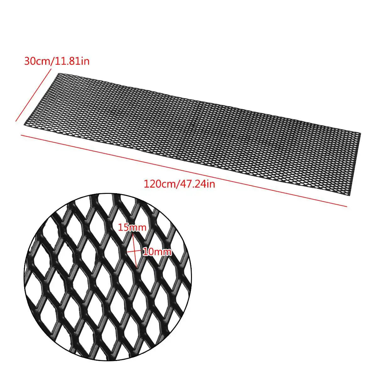 

New 1pcs Universal Racing Honeycomb Mesh Grill Bumper Vent Air Intake Meshed Grille For Benz for Audi Car Styling