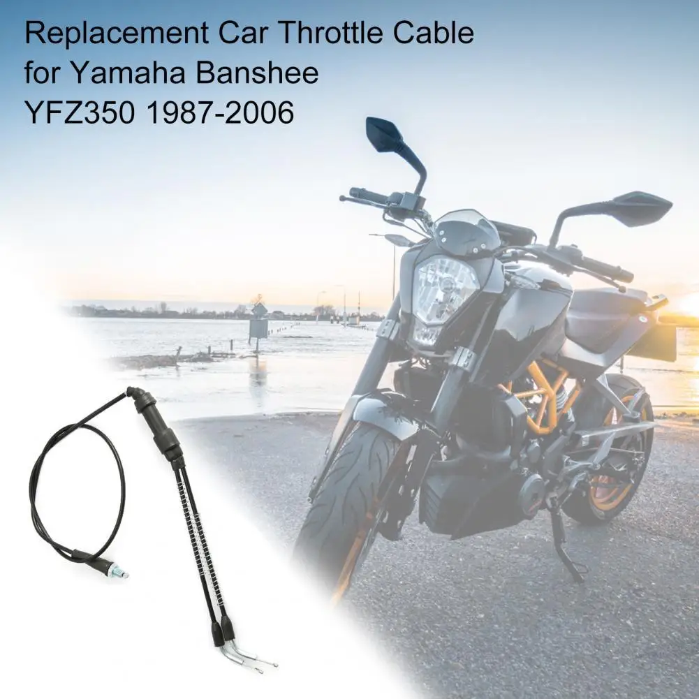 for Yamaha Banshee YFZ350 1987-2006 Replacement Throttle Cable 01-0813 for Yamaha Banshee YFZ350 1987-2006