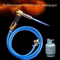 liquefied propane gas electronic ignition welding gun torch machine equipment with hose for soldering weld cooking heating