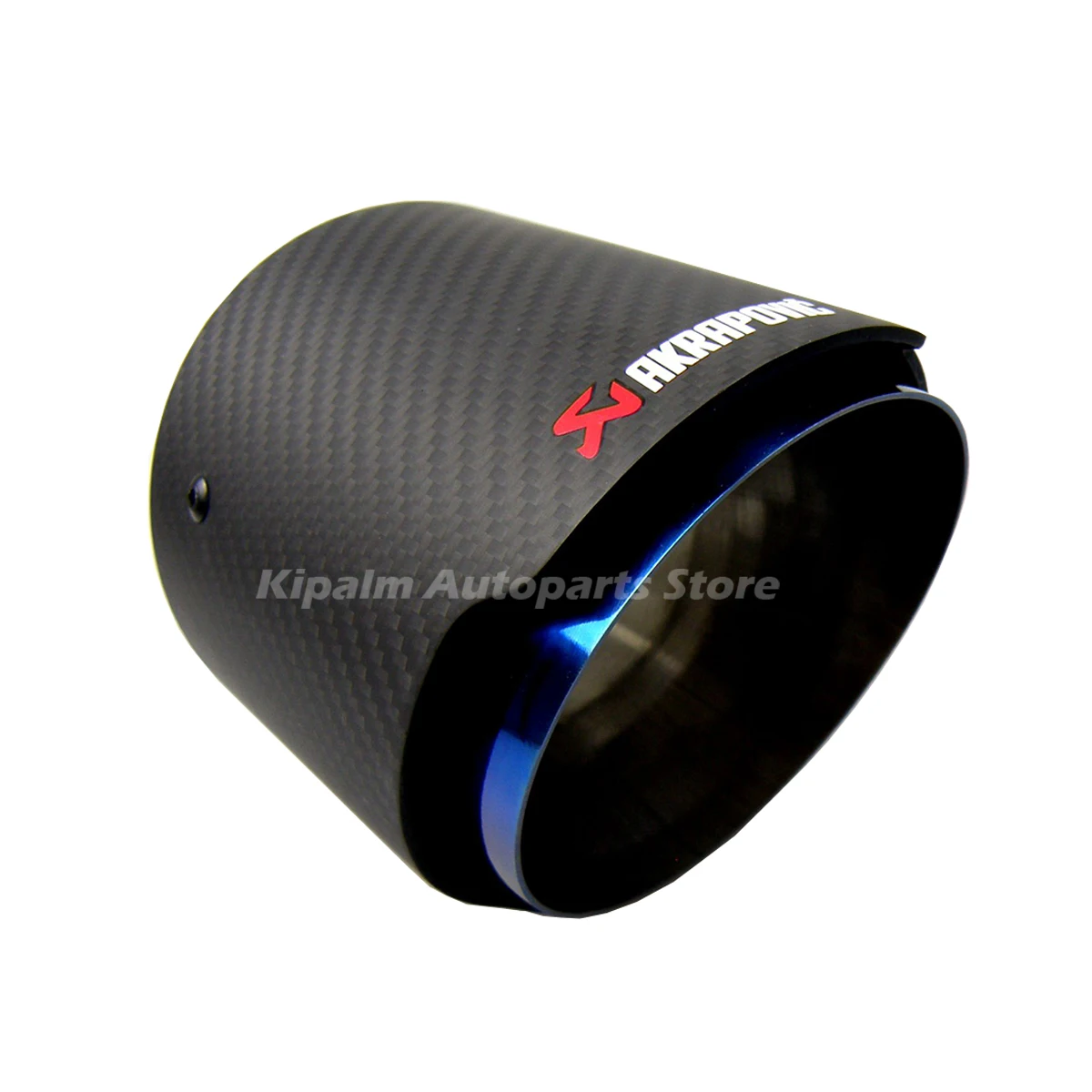 Akrapovic Стиль углеродного волокна выхлопной Совет глушитель выхлопной трубы синий Жженый матовый черный чехол