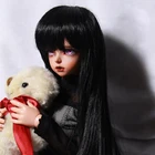 Парик для шарнирной куклы 13, 14, 16, 18, белый парик для шарнирной куклы MSD SD