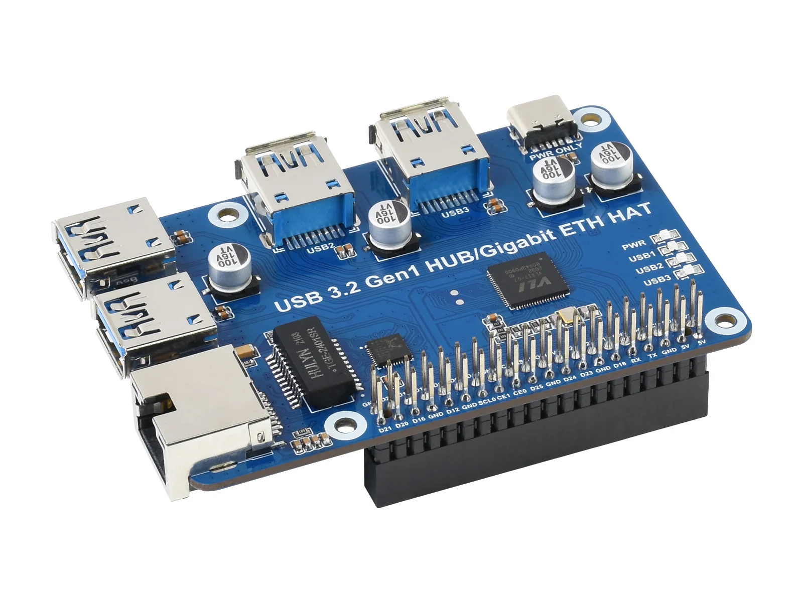 Концентратор USB 3 2 Gen1 и Gigabit Ethernet для Raspberry Pi 3x 1x ETH без драйверов | Компьютеры офис