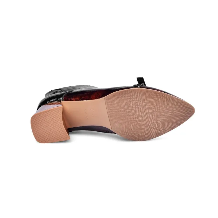 MLJUESE/женские ботильоны из коровьей кожи Зимние короткие плюшевые ботинки на