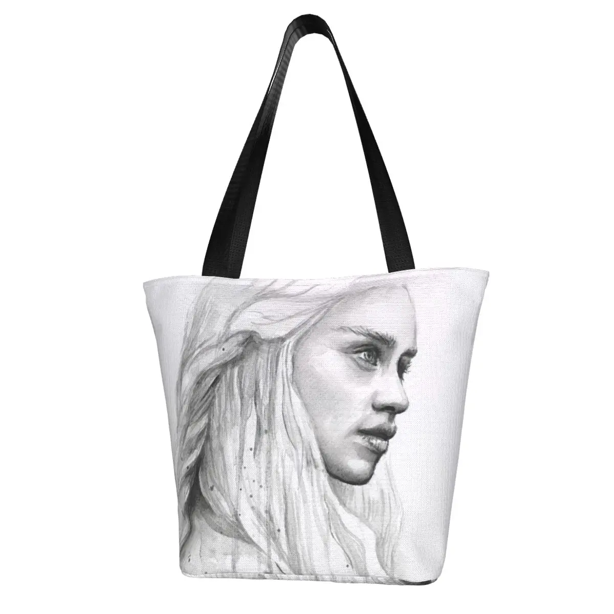 

Dragon Shopping Bag Gift Retro Handbag Polyester Travel Female Bags