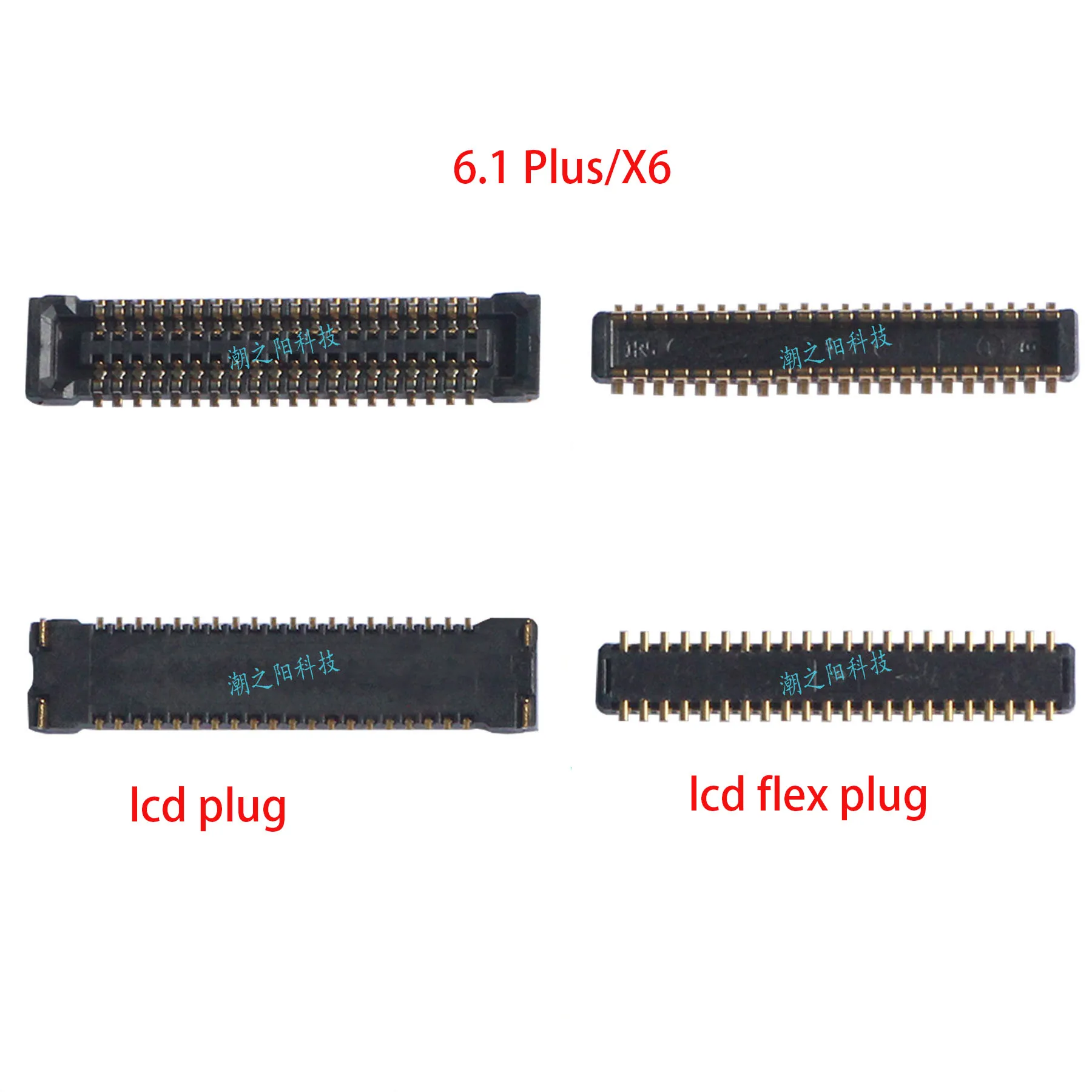 

ЖК-дисплей FPC разъем штекер материнской платы USB Зарядка гибкий разъем FPC и аккумулятор FPC разъем зажим для Nokia 6,1 Plus