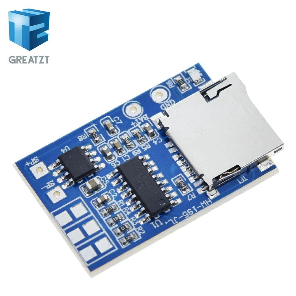 TF карта GREATZT GPD2846A MP3 декодер плата 2 Вт модуль усилителя для модуля питания Arduino