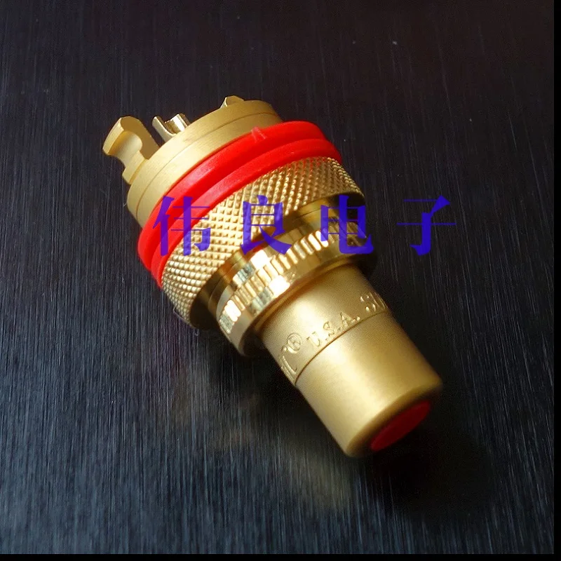 WEILIANG аудио США CMC 805-2,5 Чистая медь RCA клемма связывания цена за 2 шт