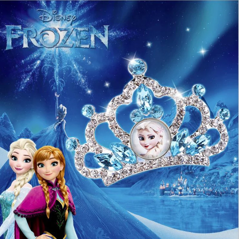 Натуральная Disney платье принцессы Холодное сердце Анны и Эльзы детское со шнуровкой парик с короной