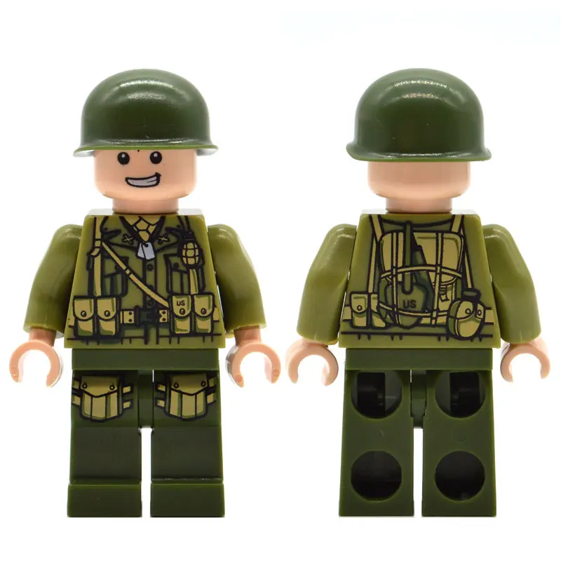 20 шт./лот, WW2, военные фигурки, военные фигурки, строительные блоки, кирпичи, игрушки для мальчиков