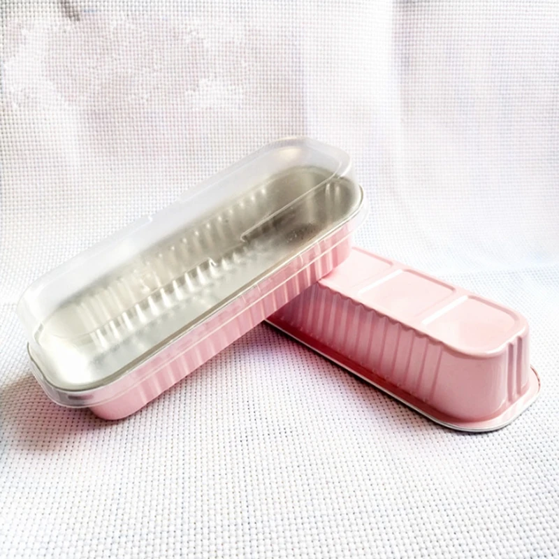 

100pcs Tinfoil Bowl Cake box Breakfast Bread Mould Lunch Pastry cases Container Aluminum Foil Fruit Sushi Cheese tin Boxes