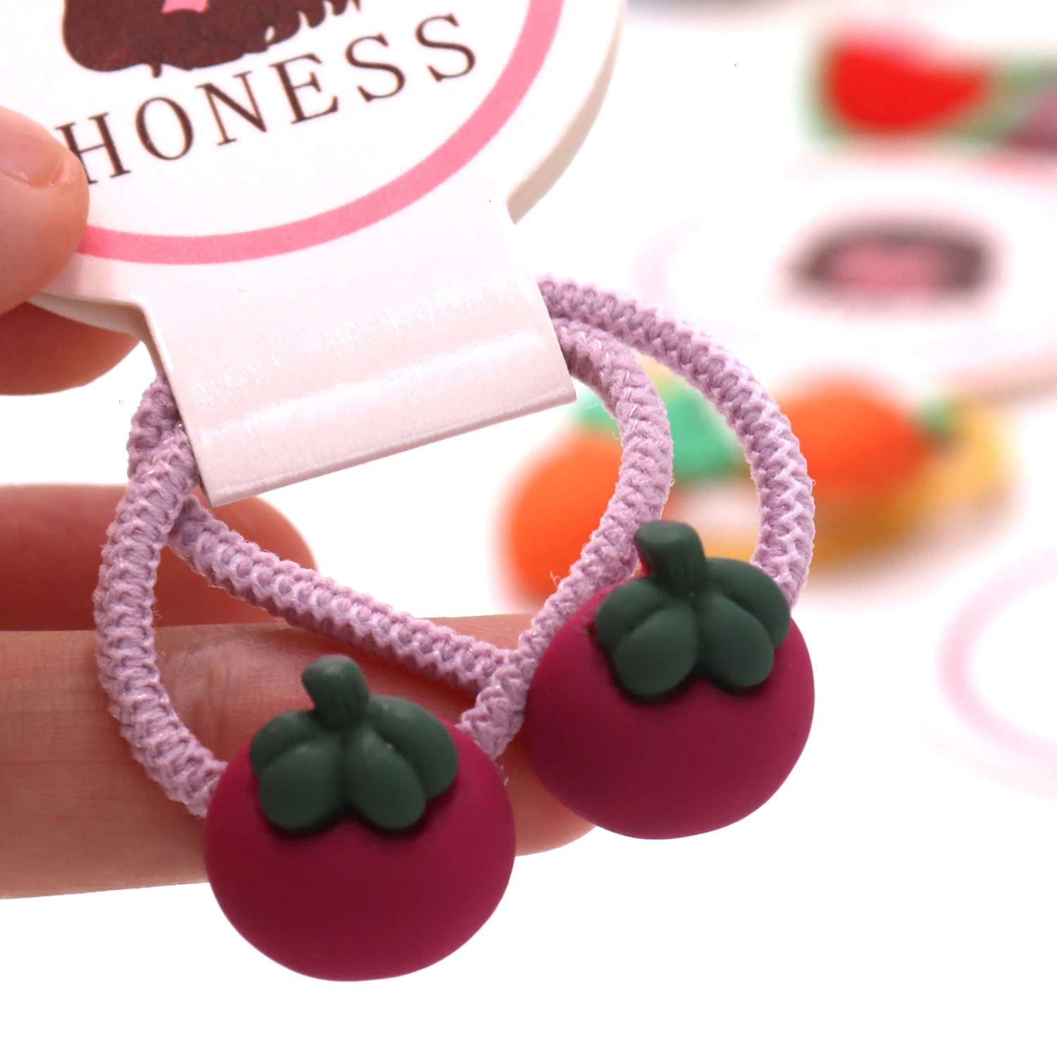 2 шт. резинки для волос в виде фруктов и овощей | Аксессуары одежды