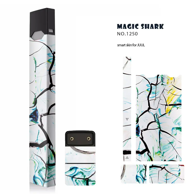 Волшебная Акула модный Зонт с деревянным принтом Череп булыжник наклейка на