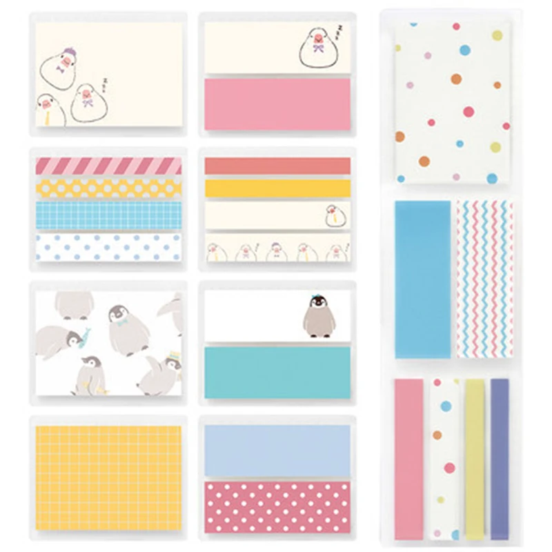 Kokuyo Campus Cute Kawaii Postit липкий блокнот для заметок стикер для канцелярских товаров индекс съемный индикатор
